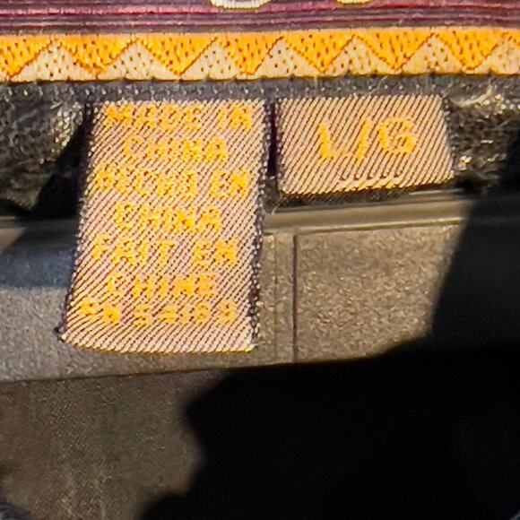 Colebrook Co. Lined Leather Coat Men's Large Drawstring Waist Cinch Zip & Snap - Picture 12 of 16